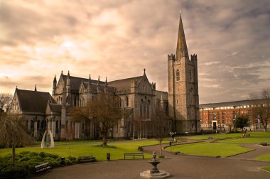 Dublin, İrlanda 'daki St. Patrick Katedrali.