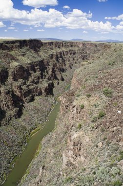 Rio Grande Gorge görünümünü
