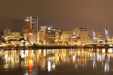 Portland, Oregon Cityscape bakış