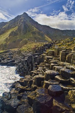 Dev 's Causeway Kuzey İrlanda resmi.