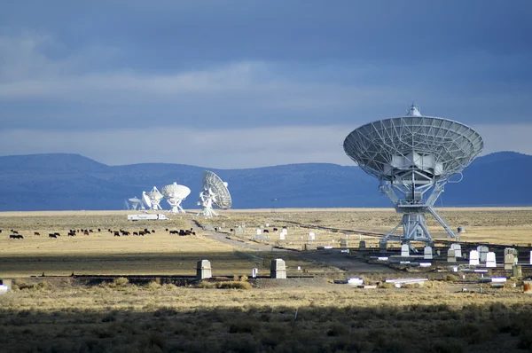 Imagem de radiotelescópios — Fotografia de Stock