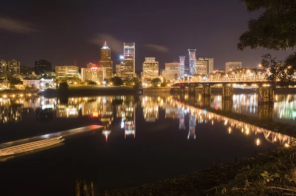 Blick auf Portland, oregonisches Stadtbild — Stockfoto