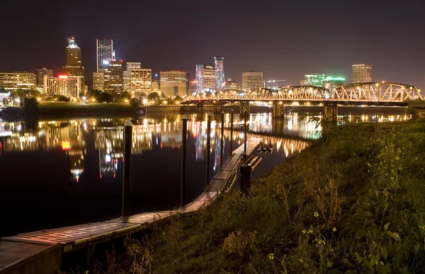 Weergave van Portland, Oregon Cityscape — Stockfoto