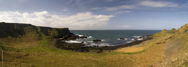 Giant 's Causeway Panorama — стоковое фото