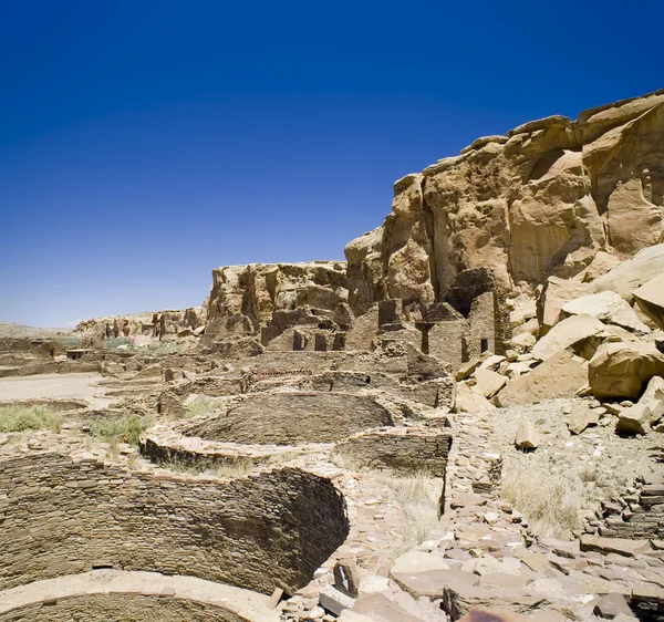 Chaco Canyon ruïnes — Stockfoto