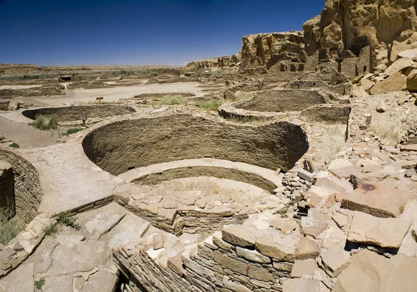 Chaco Canyon ruïnes — Stockfoto