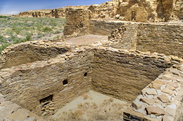 Chaco Canyon ruiny — Stock fotografie