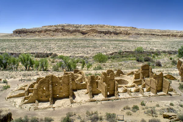 Chaco Canyon ruïnes — Stockfoto