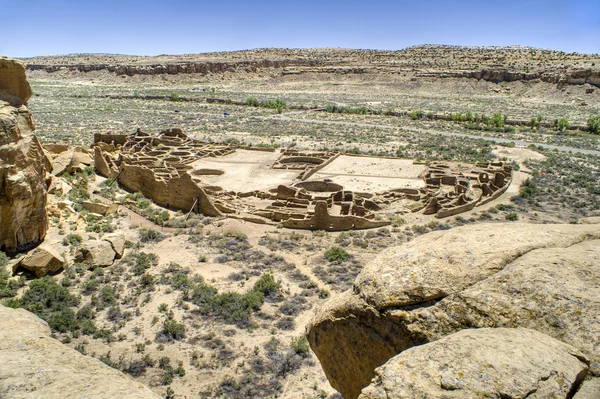 Chaco-kanyon romok — Stock Fotó
