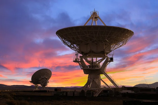 Rádió teleszkópok képe — Stock Fotó