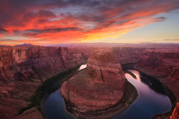 Trevlig bild av Horseshoe Bend — Stockfoto