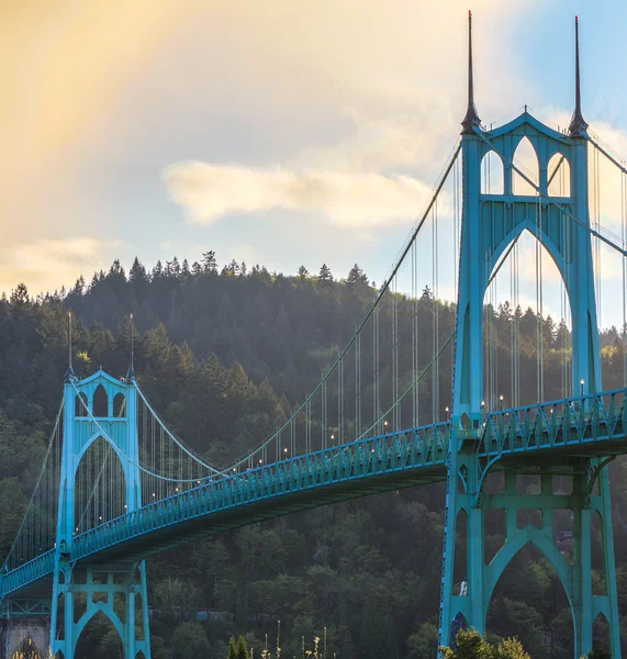 St. John's Bridge a Portland, Oregon, Stati Uniti — Foto Stock