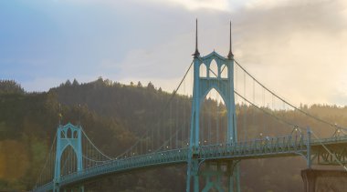 St john's Köprüsü portland Oregon, usa