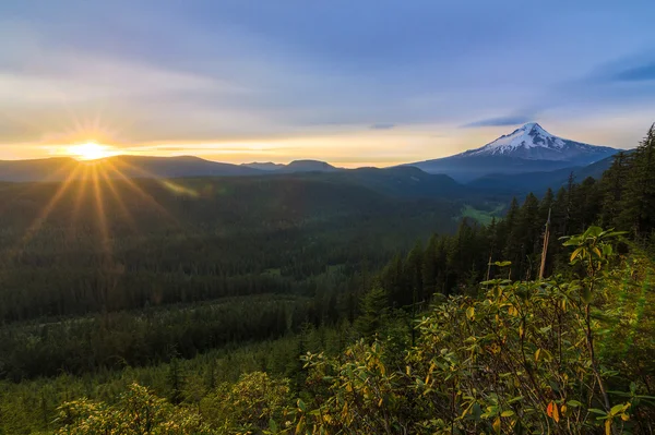 Bela Vista do Monte Hood em Oregon, EUA — Fotografia de Stock