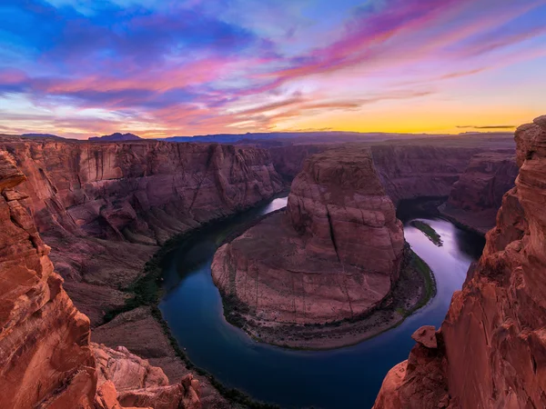 Pěkný obrázek Horseshoe Bend — Stock fotografie