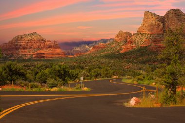 Sedona Arizona gündoğumu