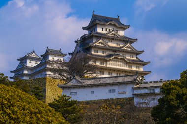 Japonya görkemli Himeji Kalesi