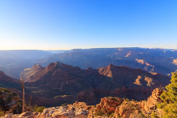 Majestátní Vista Grand Canyon za soumraku — Stock fotografie