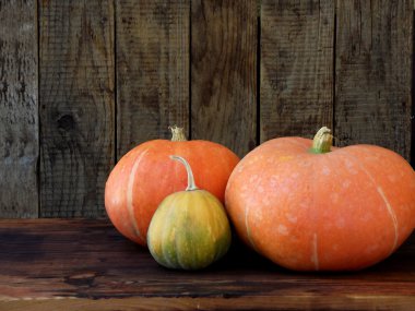 Kabak ahşap arka plan üzerinde. Rustik fotoğraf