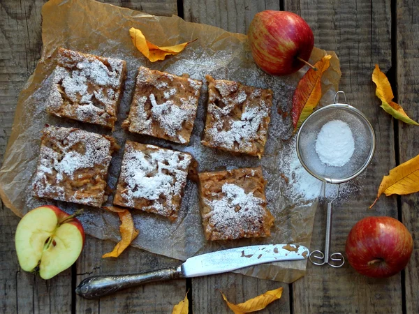 homemade sweet apple pie.