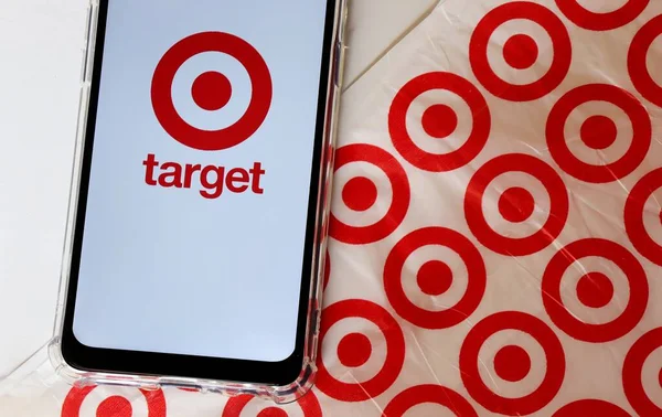 Bahía Brasil Septiembre 2020 Logo Target Store Pantalla Del Smartphone — Foto de Stock