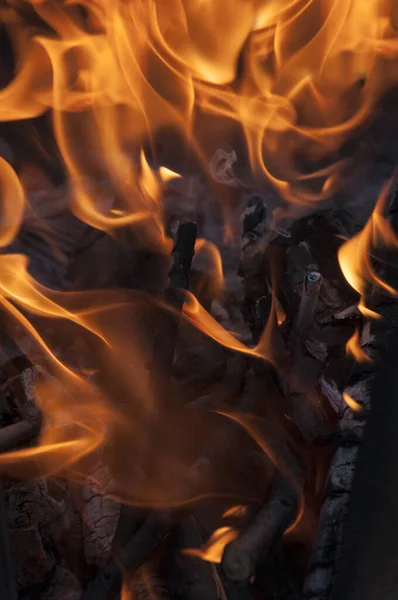 Fuego Muy Peligroso Pero Mismo Tiempo Mágico Puedes Mirarlo Para — Foto de Stock