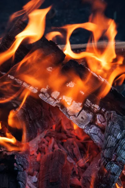 Fuego Muy Peligroso Pero Mismo Tiempo Mágico Puedes Mirarlo Para — Foto de Stock