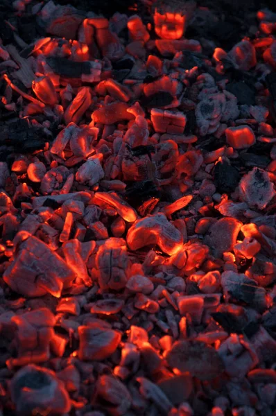 Barras Madera Quemada Debido Calor Después Del Fuego Puede Cocinar — Foto de Stock