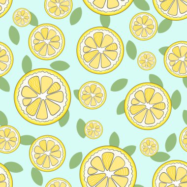 Limon ile sorunsuz vektör desen