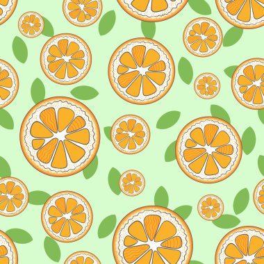 Portakallı kusursuz desen