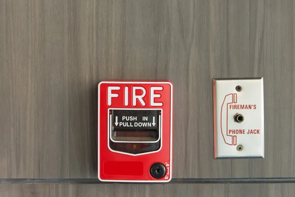 Interruptor de fuego en la ubicación . — Foto de Stock