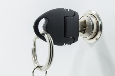 Açık soyunma anahtar deliği anahtarında ile anahtar taşı,