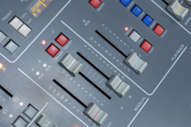 karıştırıcı denetimi aydınlatma donatımı düğmeleri