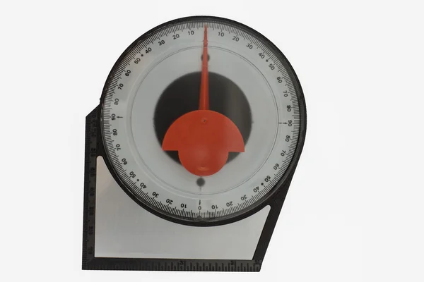 Koło lub okrągłe urządzenie pomiarowe z 90 stopni — Zdjęcie stockowe
