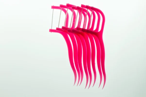 Cepillo de dientes de seda —  Fotos de Stock