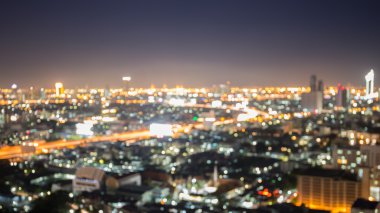 City scape bulanıklık hareket