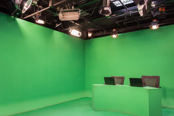 Televizní studio — Stock fotografie