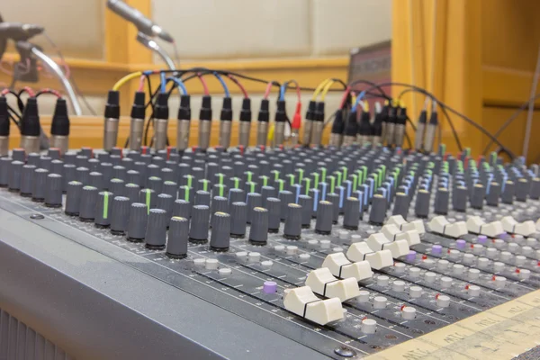 Buttons sound mixer — Stock Photo, Image