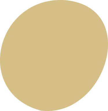 El yazısıyla bej daire. Soyut düz nokta. Yuvarlak pürüzsüz nokta. Minimalist bir nokta. Modern arkaplan, arkaplan, desen, duvar kağıdı, şablon yaratmak için sağlam nokta. Basit vektör illüstrasyonu.
