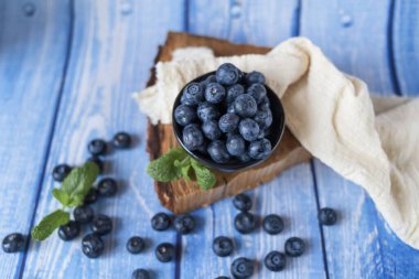 Masadaki taze yaban mersini..