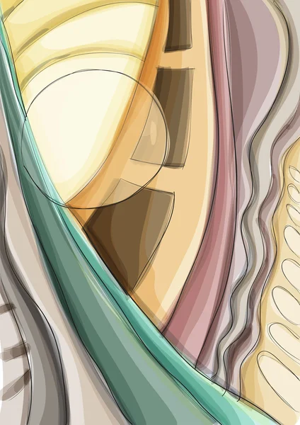 Абстрактный рисунок — стоковый вектор