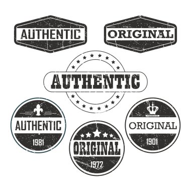 Vintage grunge Pul Seti