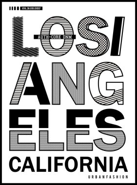 vektör tipografi los angeles