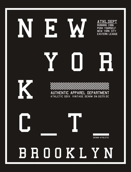 Нью-Йорк Бруклин — стоковый вектор