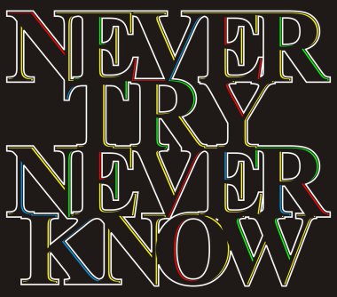 Asla bilemezsin deneyin