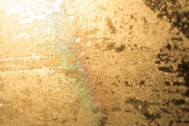 Camdaki buz kalıpları