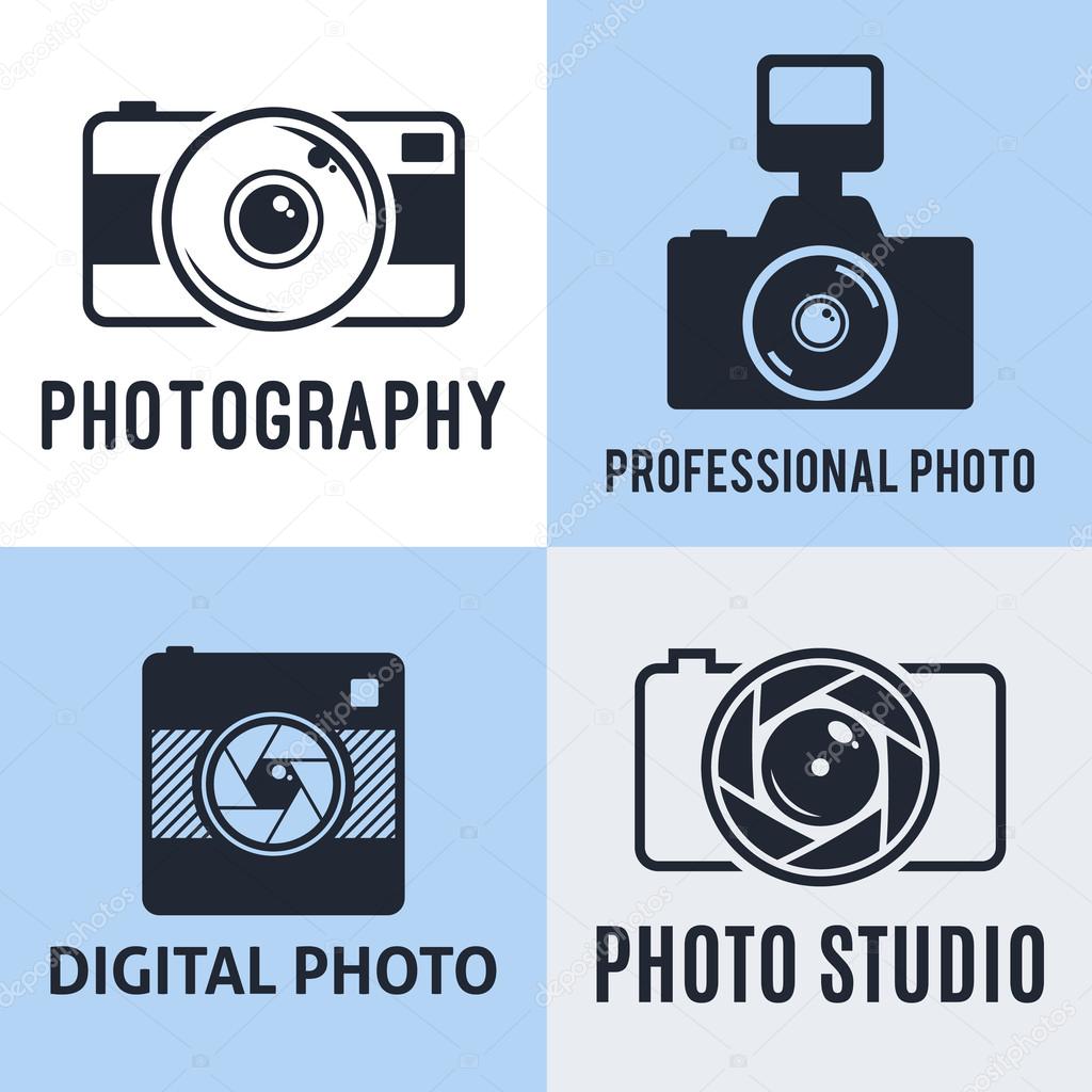 Photo Studio Logo, Labels, Icons and Design Elements