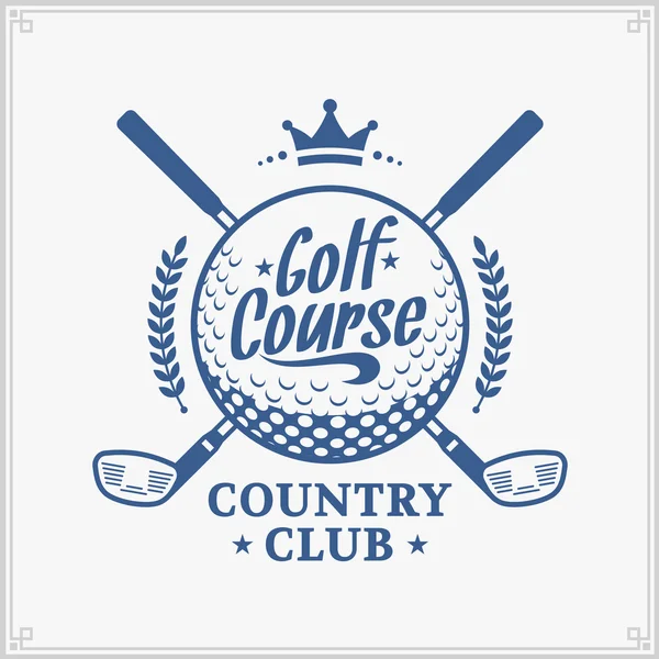 Golf Club Logo — Stock Vector