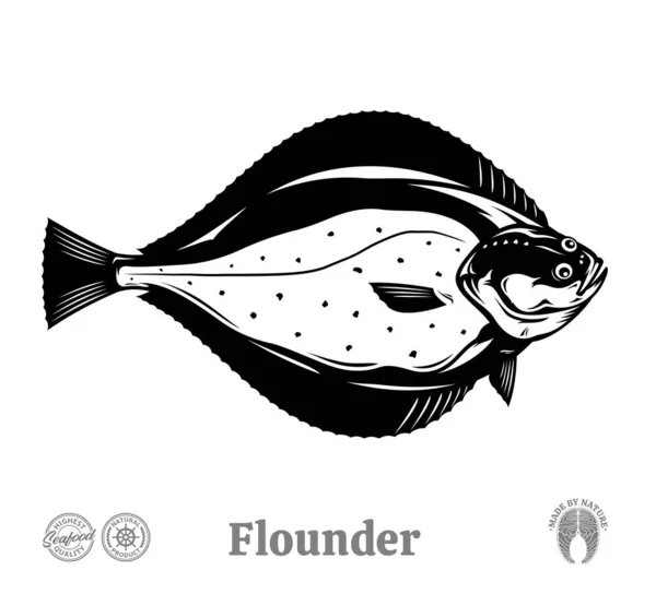 Vektor Makrele Fisch Illustration Isoliert Auf Weißem Hintergrund — Stockvektor