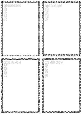 vintage vektör çerçeve